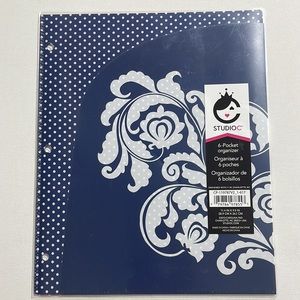 6 pocket organizer folder